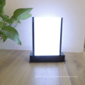 Double Sided Acrylic Table Stand Led Lighting Sign Frame Display Stand Card Menu Holder